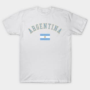 Argentina Flag Vintage T-Shirt